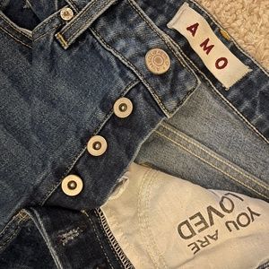 Straight Mid Wash Jeans
